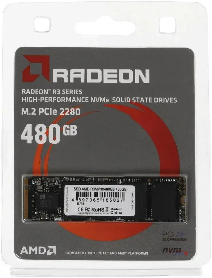 SSD AMD Radeon R3 480GB R3MP30480G8 – фото товара