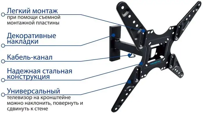Кронштейн Kromax Optima-413 (черный) – фото товара