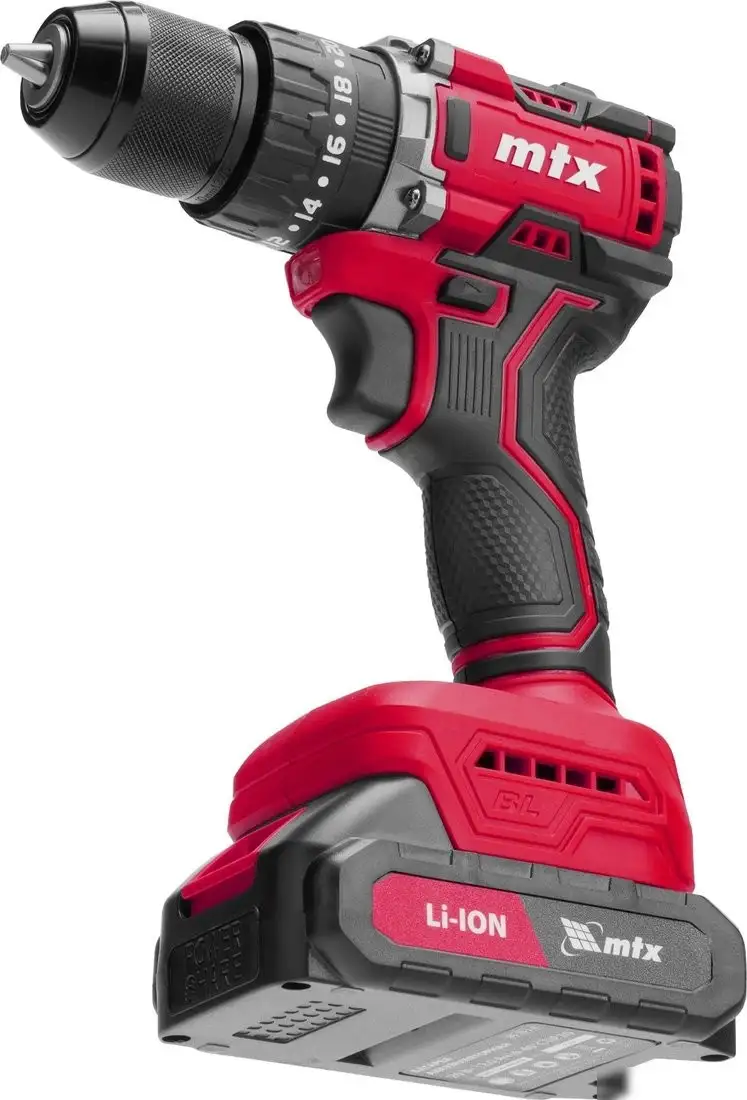 Ударная дрель-шуруповерт MTX CIDS-BL-20 (с 2-мя АКБ, кейс) – фото товара