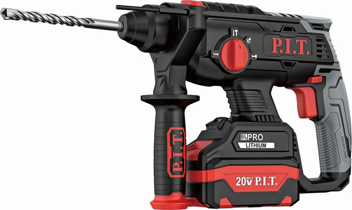 P.I.T. P0005-03 (шуруповерт, перфоратор, болгарка, 2 АКБ, кейс) – фото товара