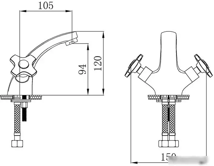 Смеситель РМС SL115-161 - фото товара