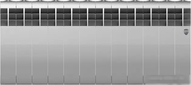 Биметаллический радиатор Royal Thermo BiLiner 350 Silver Satin (12 секций) - фото товара