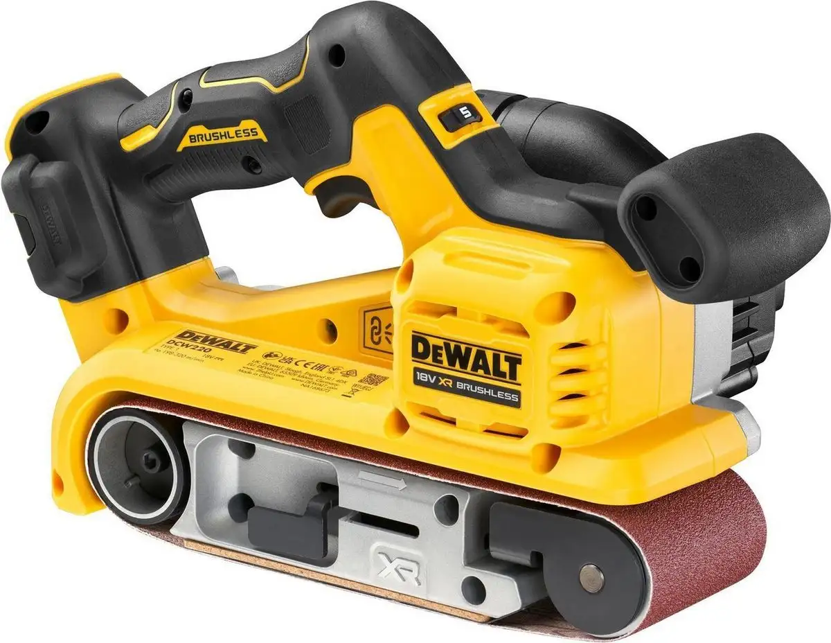 Ленточная шлифмашина DeWalt DCW220NT (без АКБ, кейс) – фото товара