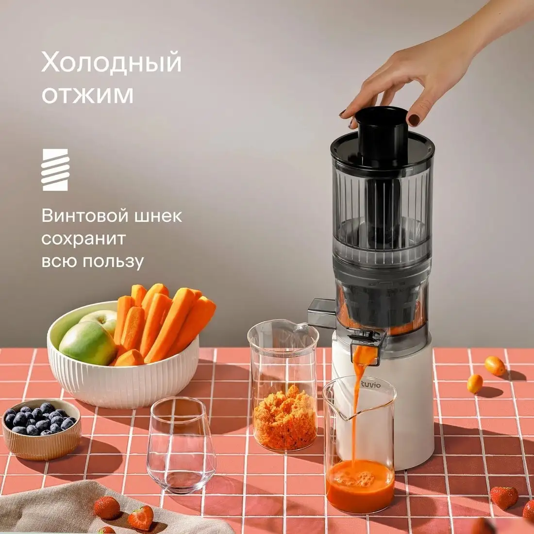 Соковыжималка Tuvio TJ04PM - фото товара