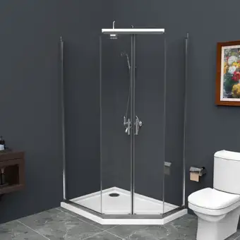 Душевой уголок BelBagno UNO-195-PH-2-100/80-C-Cr