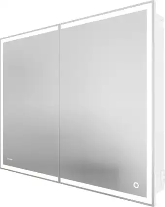 Grossman Шкаф с зеркалом для ванной Меркадо-90 209003 – изображение в каталоге