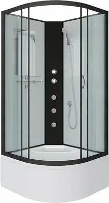 Душевая кабина Niagara NG-6707-14BKG 80x80 - изображение в каталоге