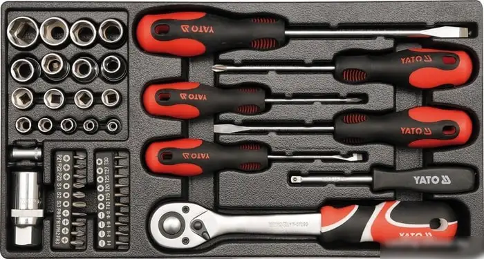 Универсальный набор инструментов Yato YT-38951 (80 предметов) – фото товара