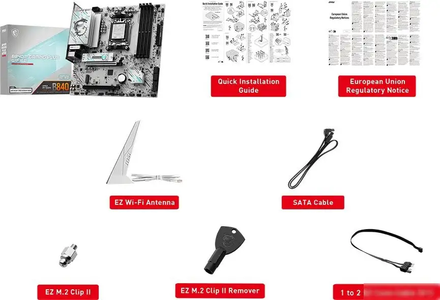 Материнская плата MSI B840M Gaming Plus WiFi6E – фото товара