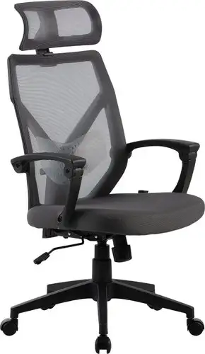 Офисное кресло CACTUS CS-MC414-GY (черный/серый) – изображение в каталоге