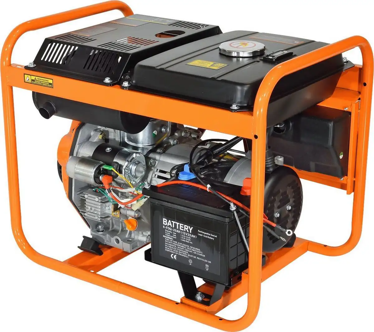 Дизельный генератор Carver PPG-5000DE – фото товара