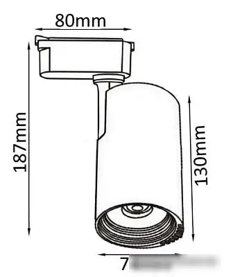 Трековый светильник Crystal Lux CLT 0.31 007 20W WH – фото товара
