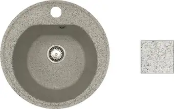 Кухонная мойка БелЭворс Traffic (олово, без сифона) - изображение в каталоге