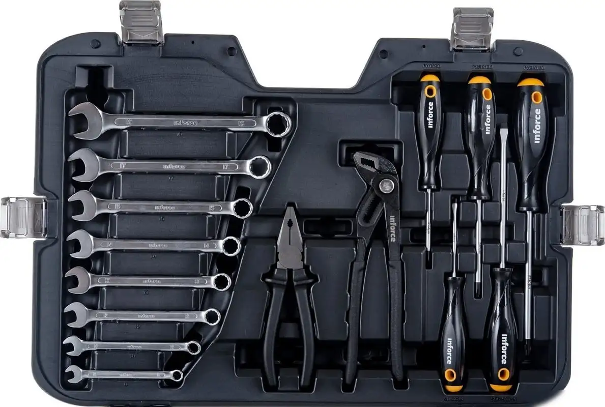 Универсальный набор инструментов Inforce 06-07-19 (77 предметов) – фото товара