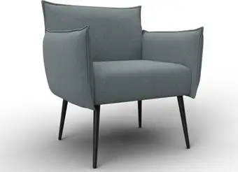 Интерьерное кресло Лига диванов Лига-083 132310 (рогожка амур 07 серый) – изображение в каталоге