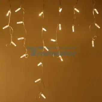 Новогодняя гирлянда Arlight ARD-ICICLE-CLASSIC-5000x500-CLEAR-160LED-STD Warm (230V, 10W, IP65) 042666