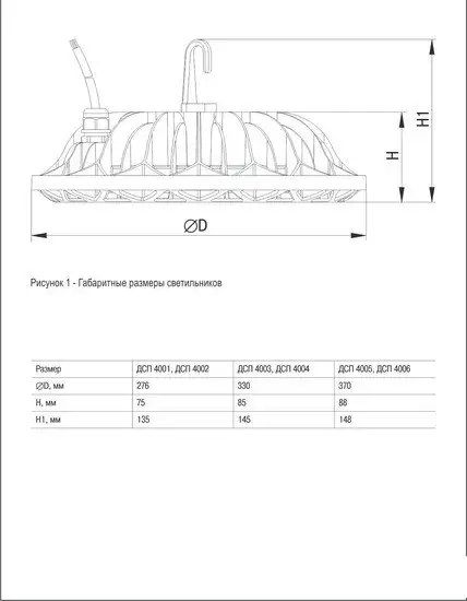 Светильник IEK LDSP0-4001-100-40-K23 – фото товара