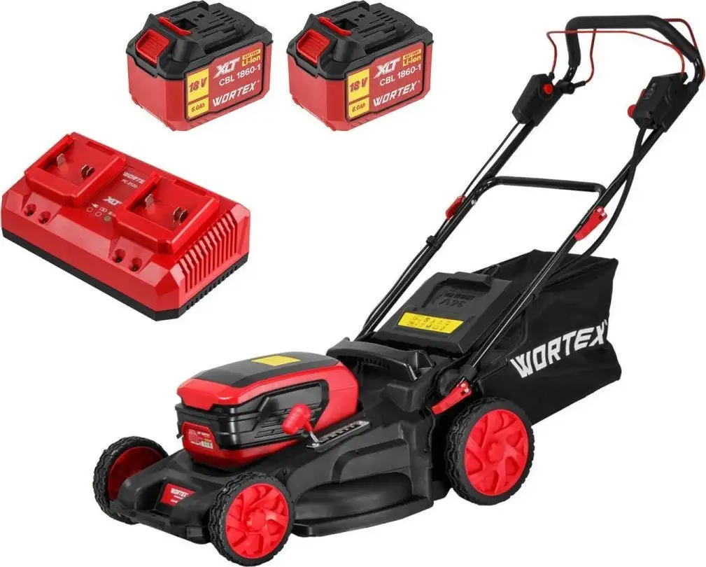 Газонокосилка Wortex CLM 4536-4 XLT Set 2334161 (с 2-мя АКБ) – фото товара
