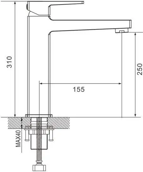 Смеситель Rose R2811H - фото товара