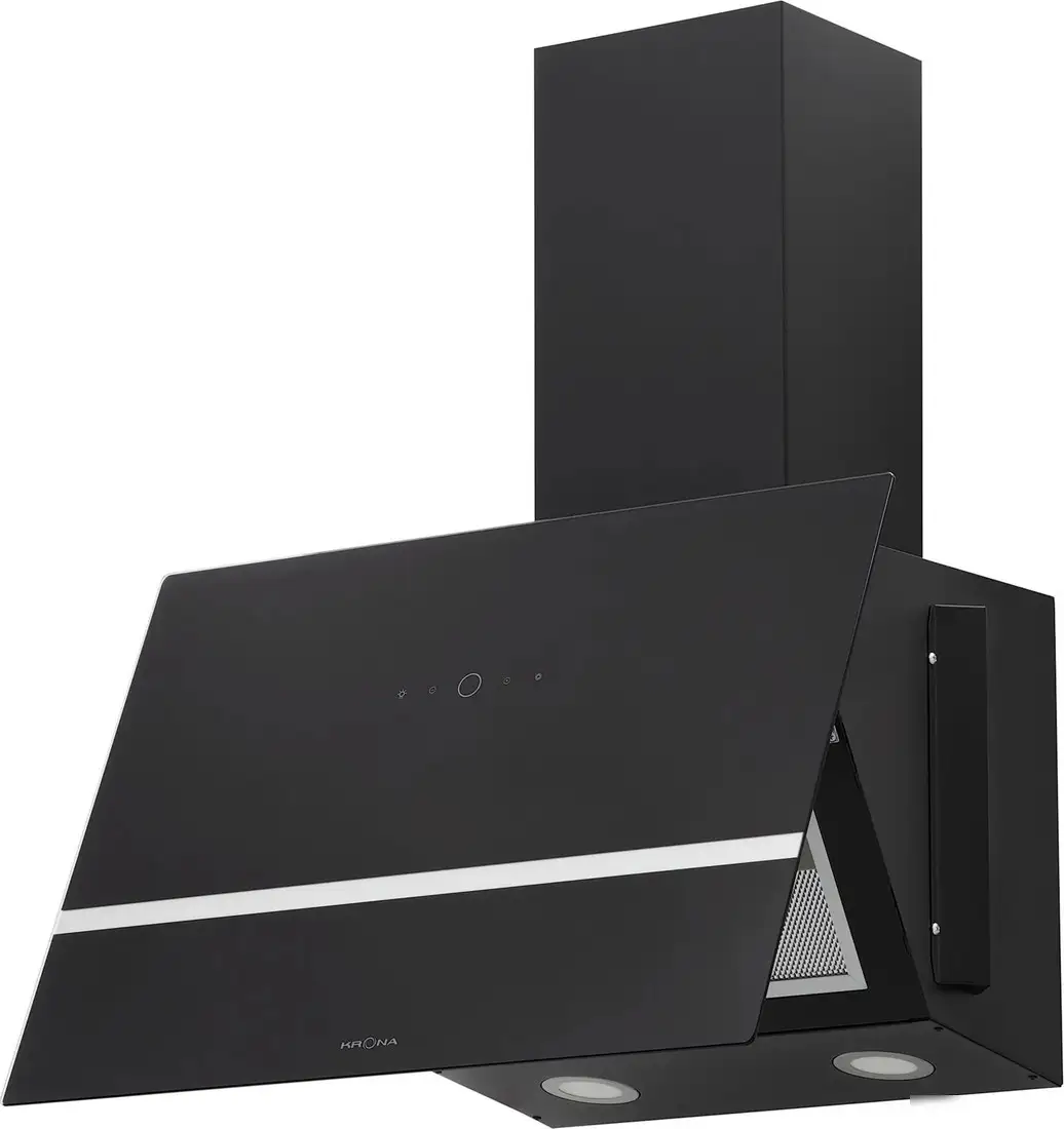 Кухонная вытяжка Krona Bruna 600 Black S (черный) - фото товара