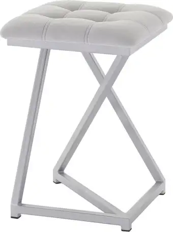 Табурет AMC Comfort 9.5.6 (ткань, серый/серебристый – изображение в каталоге