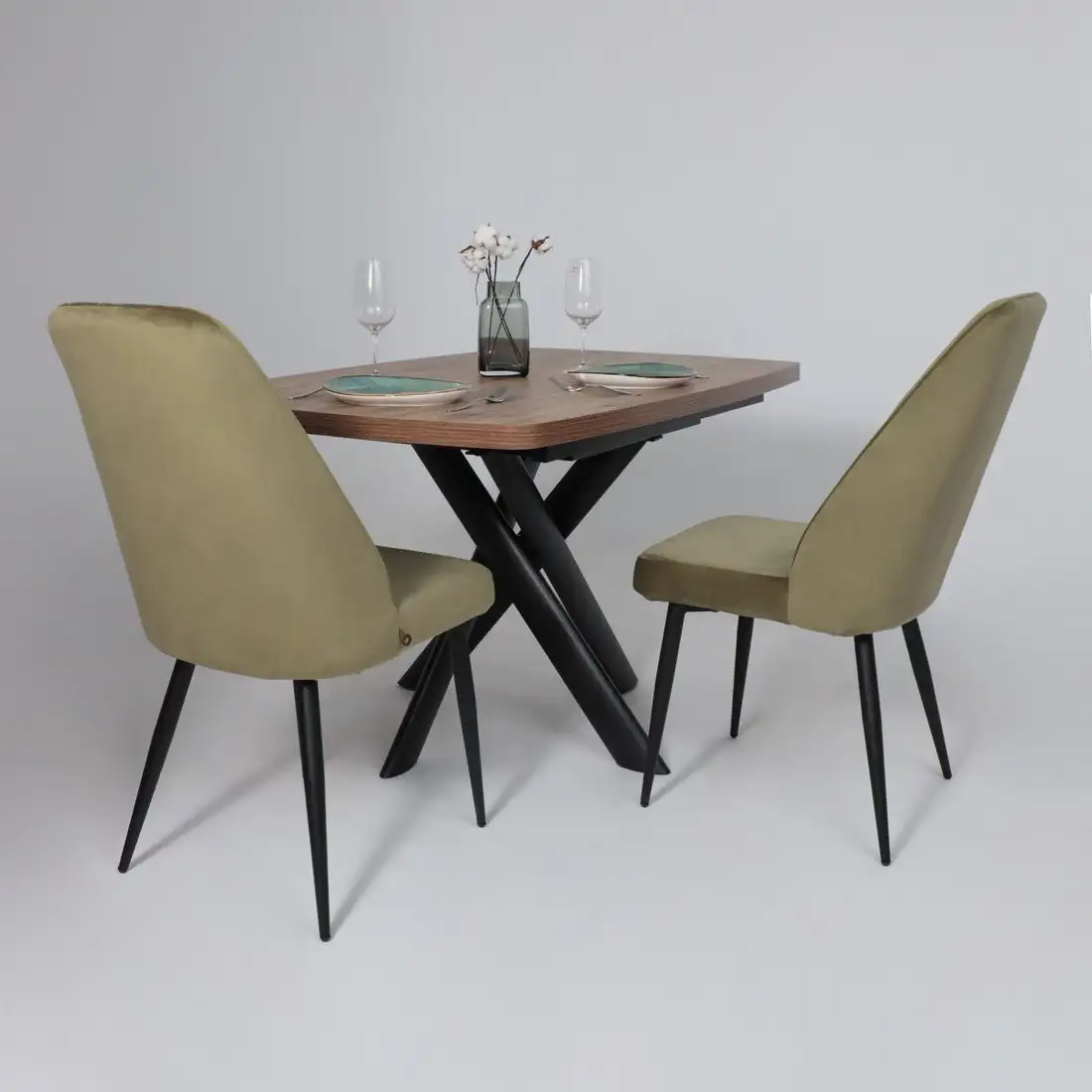 Стул Мамадома Leonard M (d12 Olive Lux/черный) – фото товара