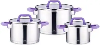 Набор кастрюль Lara Лаванда LR02-126 – изображение в каталоге