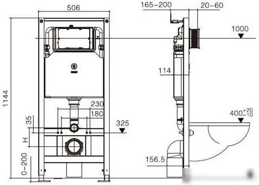 Унитаз подвесной WeltWasser Amberg 506 + Telbach 004 GL-WT + Amberg RD-WT - фото товара