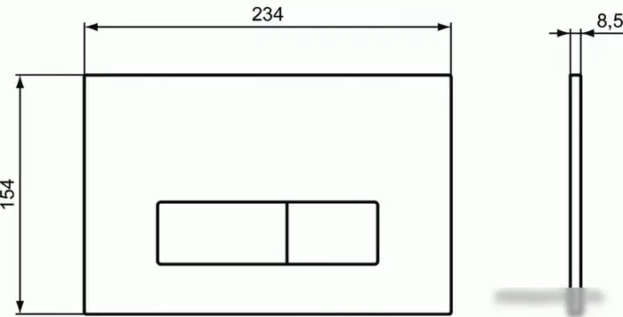 Инсталляция для унитаза Ideal Standard Prosys Frame 120 M R020467+R0121AC - фото товара