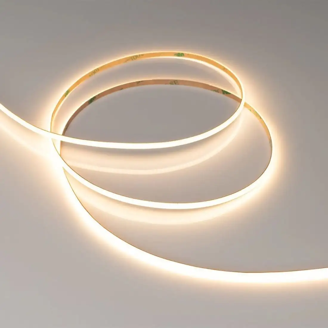 Светодиодная лента COB Arlight 10W/m 420LED/m CSPSMD теплый белый 5М COB-X420-4mm 24V 040901 – фото товара