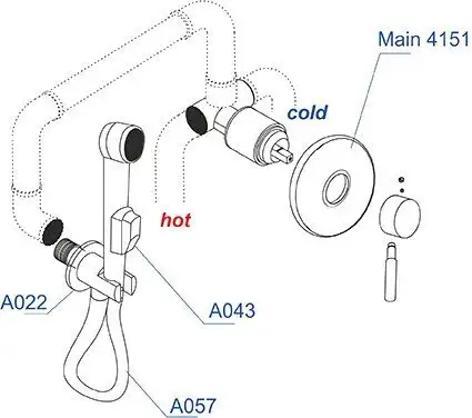 Комплект смесителей Wasserkraft A04157 - фото товара