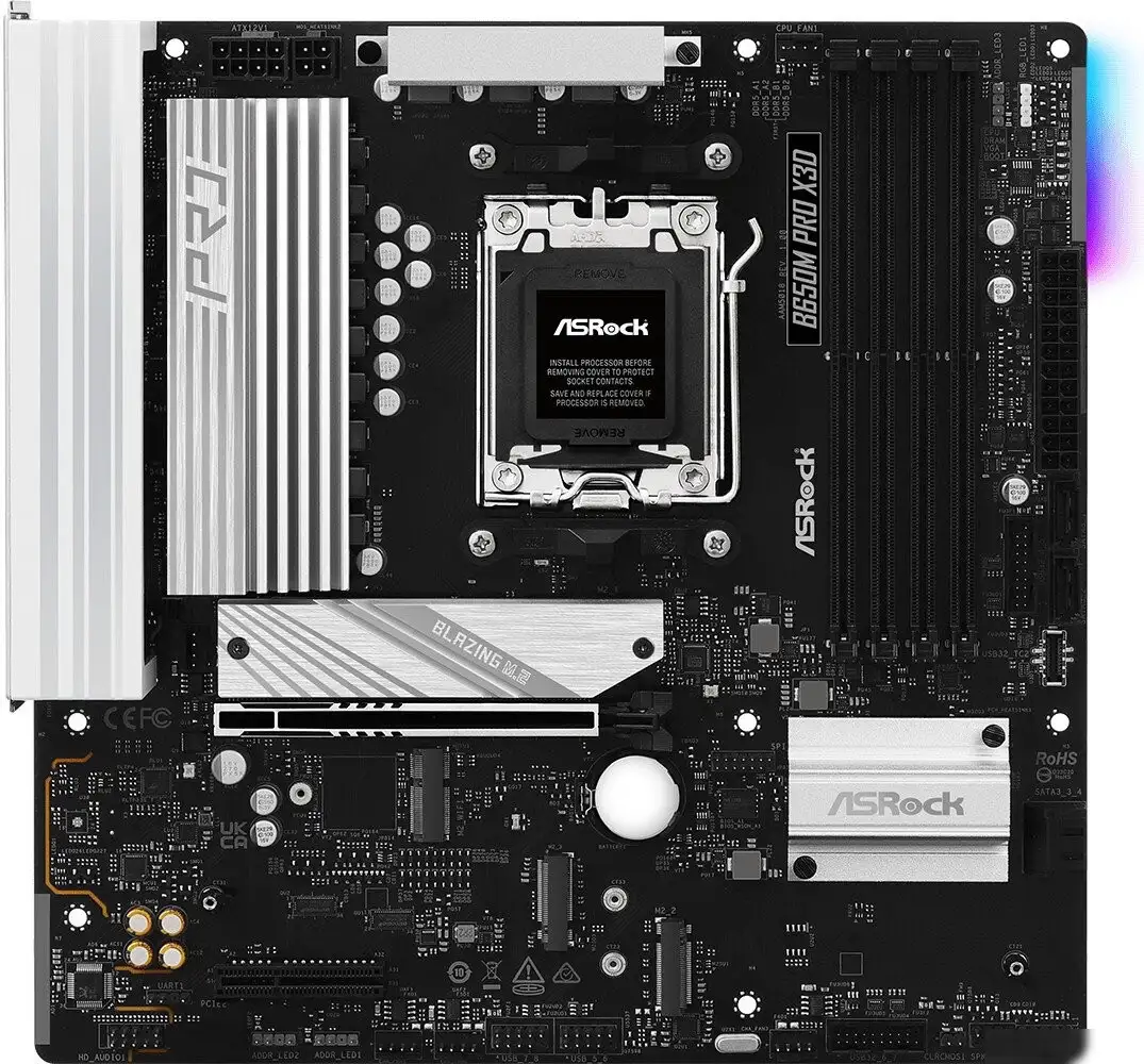 Материнская плата ASRock B650M Pro X3D – фото товара
