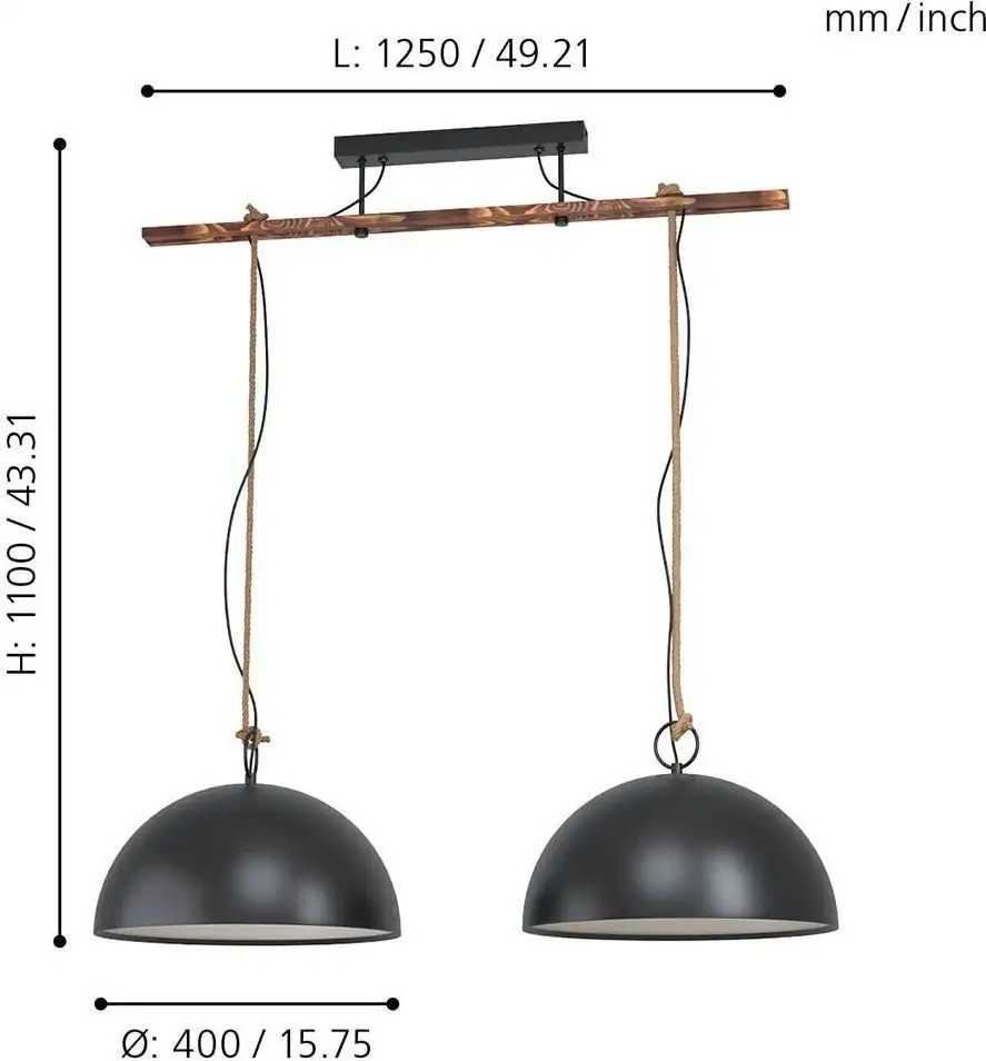 Подвесная люстра Eglo Hodsoll 43397 – фото товара