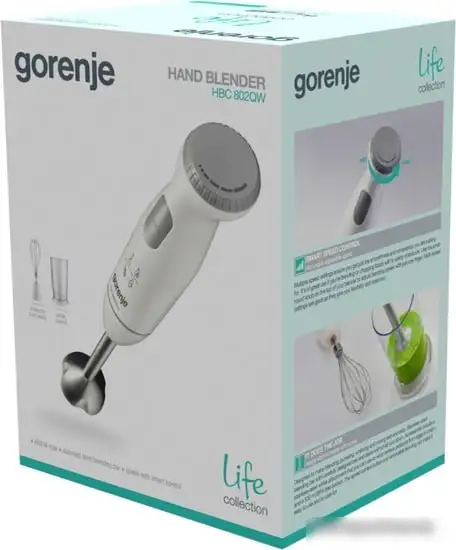 Погружной блендер Gorenje HBC802QW - фото товара