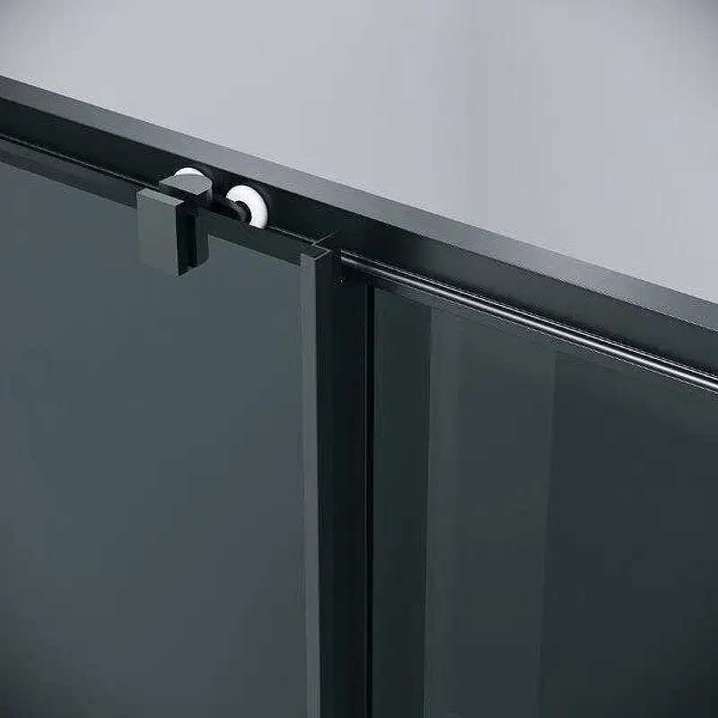 Душевой уголок Grossman Cosmo 130х100х195 120.K33.02.1310.21.10 (черный матовый/стекло тонированное) - фото товара