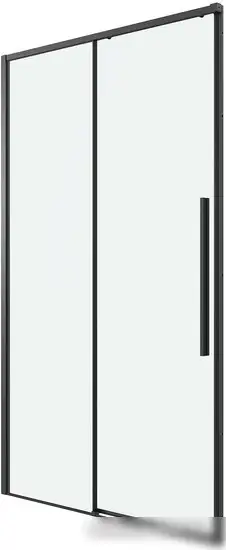 Душевая дверь Grossman Galaxy 100.K33.01.130.21.00 130x195 (черный матовый/стекло прозрачное)