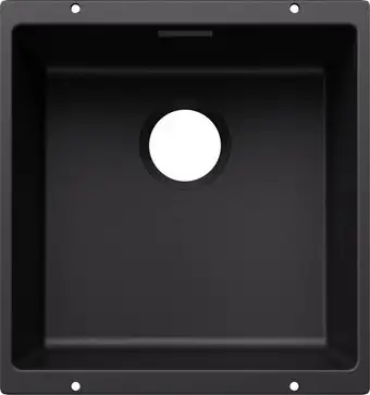 Кухонная мойка Blanco Subline 400-U Coloured Components 527786 (черный) - изображение в каталоге