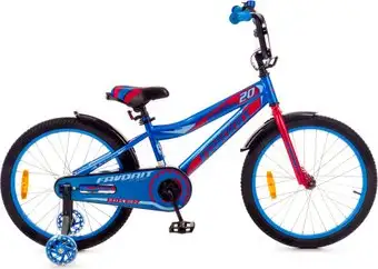Детский велосипед Favorit Biker 20 BIK-20BR (синий/красный) – изображение в каталоге