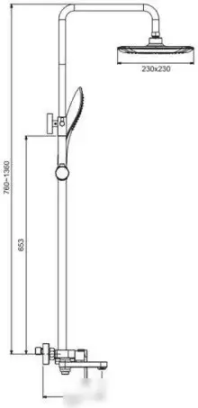 Душевая система Gappo G2448-9 - фото товара
