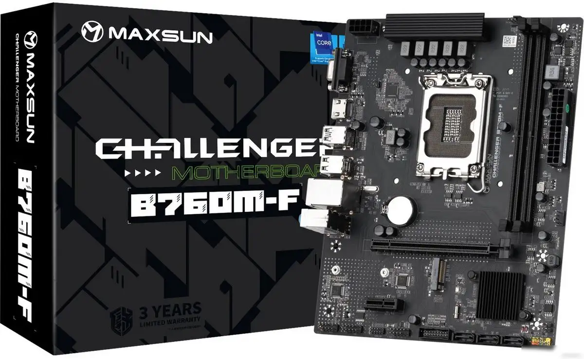 Материнская плата Maxsun Challenger B760M-F – фото товара