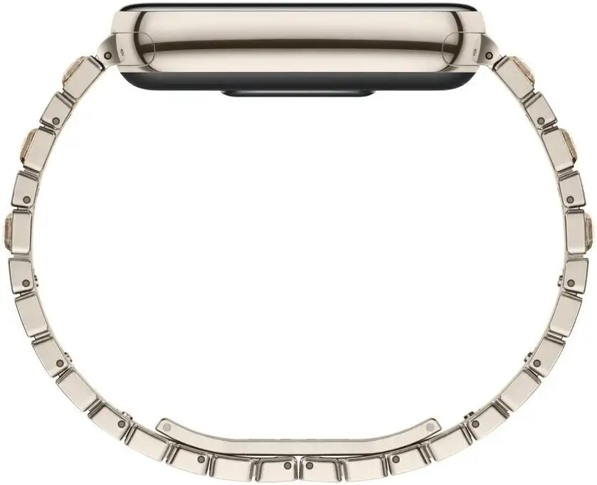 Фитнес-браслет Xiaomi Smart Band 10 M2459B1 (искрящееся золото, с золотистым металлическим браслетом, международная версия) – фото товара