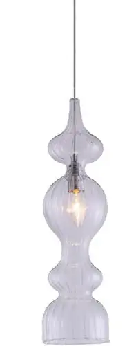 Подвесная люстра Crystal Lux Iris SP1 B Transparent – изображение в каталоге