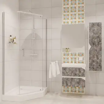 Душевой уголок Niagara NG-6634-08 100x100x190 (прозрачное стекло) - изображение в каталоге