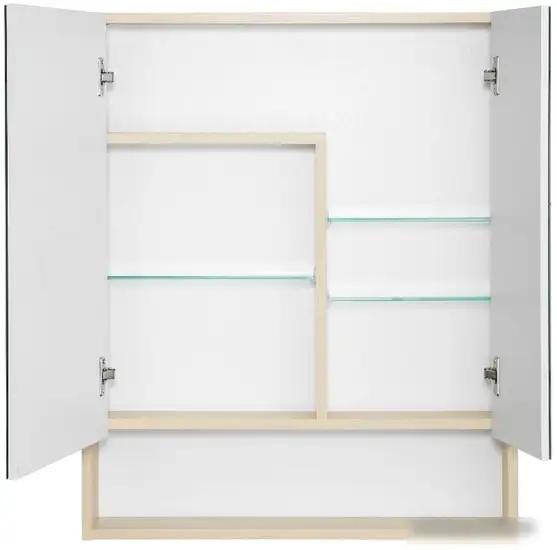 Акватон Шкаф с зеркалом Сканди 70 1A252202SDB20 (белый/дуб верона) – фото товара