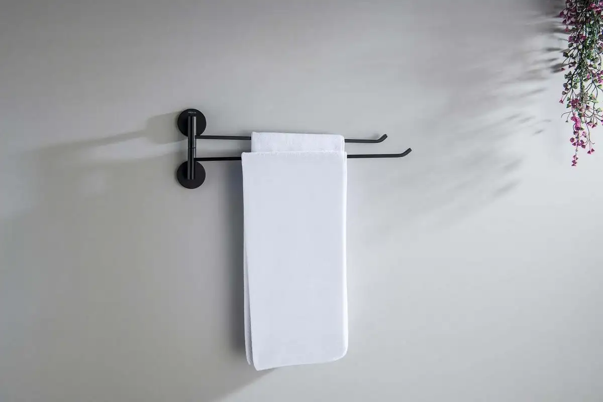 Держатель для полотенца Aquatek Бетта AQ4613MB (черный матовый) – фото товара
