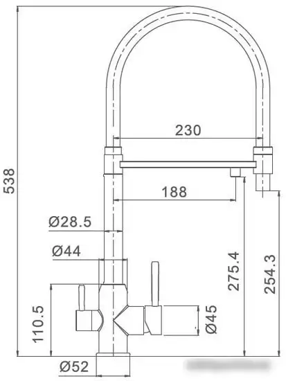 Смеситель Gappo G4399-5 - фото товара
