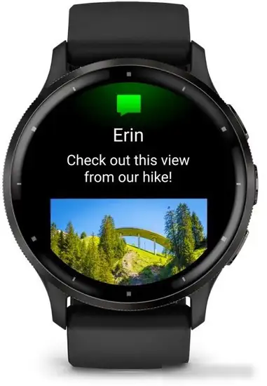 Умные часы Garmin Venu 3 (черный, с силиконовым ремешком) – фото товара