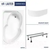 Ванна Lauter Geneva 170x105 2103170R (с ножками и лицевым экраном) - изображение в каталоге