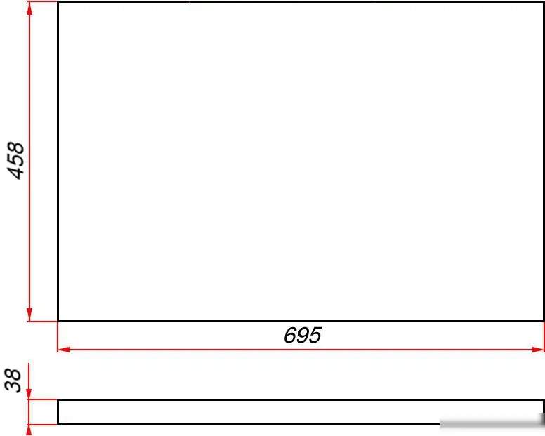 ЗОВ Столешница HPL 38 CHPL38T695458 (туя) – фото товара