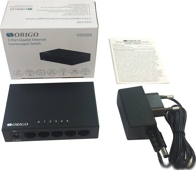 Неуправляемый коммутатор Origo OS2205/A2A – фото товара